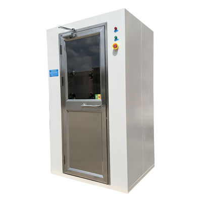 Douche d'air pour une seule personne avec double jet et acier inoxydable 201 pour une décontamination de salle blanche compacte certifiée ISO
