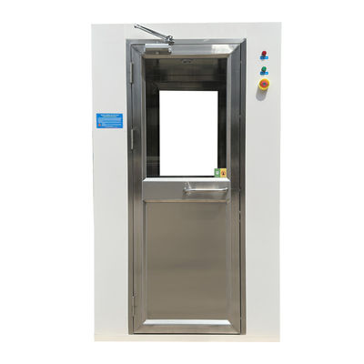 Douche d'air pour une seule personne avec double jet et acier inoxydable 201 pour une décontamination de salle blanche compacte certifiée ISO