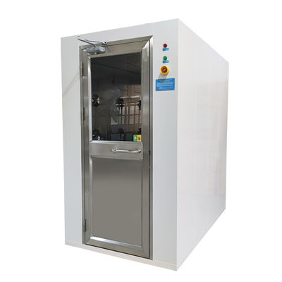 Douche d'air en acier inoxydable 201 conforme aux BPF avec double flux d'air de qualité pharmaceutique pour la décontamination des salles blanches