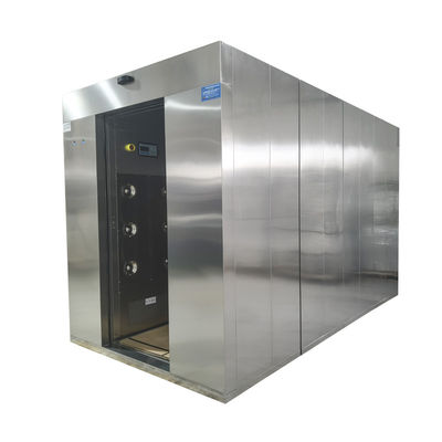 Douche à air GMP Pharma avec construction en acier inoxydable 304, douche double face et contrôle par micro-ordinateur