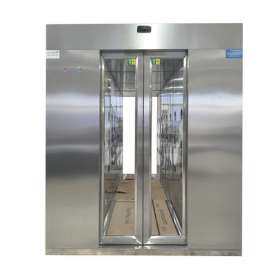 Douche à air GMP Pharma avec construction en acier inoxydable 304, douche double face et contrôle par micro-ordinateur