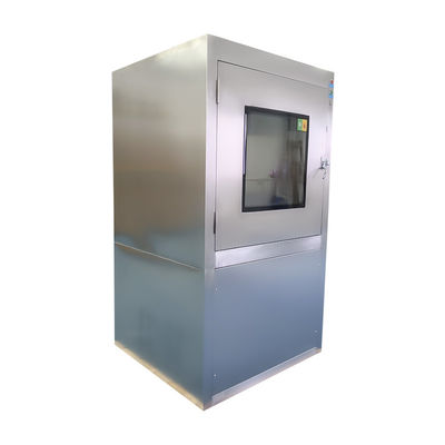 Boîte de passe de douche à air à faible bruit avec verrouillage électronique et acier inoxydable 201 pour le transfert de matériel en salle blanche