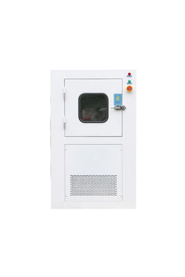 Boîte de passe de douche à air GMP avec construction en acier inoxydable 201 et E-Interlock en dimensions 760x690x1490mm