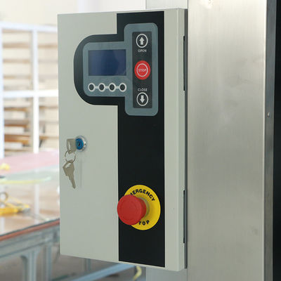 Produits en acier inoxydable Salle de douche à air avec rideau en PVC ignifuge et auto-nettoyant DIN75200 pour l'entrée dans la salle blanche