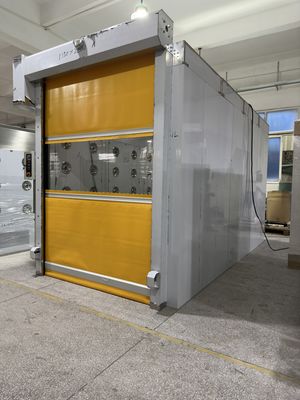 Produits en acier inoxydable Salle de douche à air avec rideau en PVC ignifuge et auto-nettoyant DIN75200 pour l'entrée dans la salle blanche