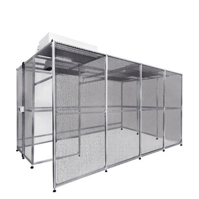 Cabine modulaire de salle blanche personnalisée avec filtration HEPA et conformité ISO 14644 pour le contrôle de la contamination