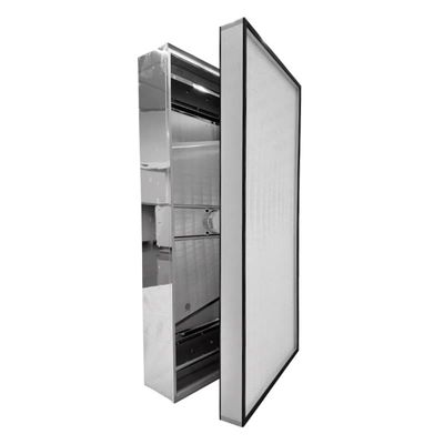 Unité de filtrage de ventilateur à accès inférieur BFU avec extra-grand débit d'air HEPA, vibration ultra-faible et changement de filtre sans outil pour les salles blanches ISO 5-9