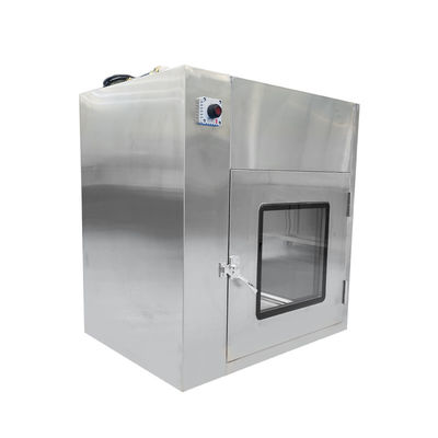 Fenêtre de transfert antidéflagrante avec construction en acier inoxydable 304 et purification à flux laminaire à haute efficacité pour le passage des matières dangereuses