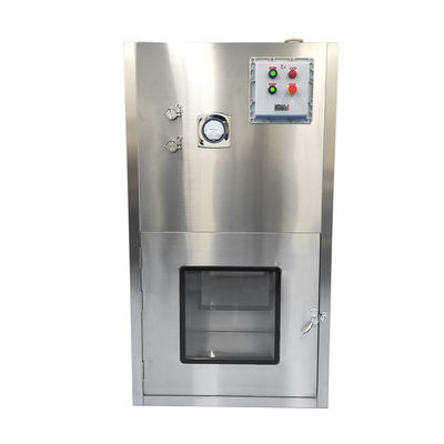 Fenêtre de transfert à flux laminaire antidéflagrant conforme ATEX avec flux d'air ISO classe 5 et construction en acier inoxydable 304 pour un passage sécurisé GMP Pharma