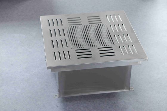 Sortie d'air HEPA à conduit liquide de 450×450×480 mm avec construction résistante à la corrosion et installation sans outils pour la ventilation des salles blanches