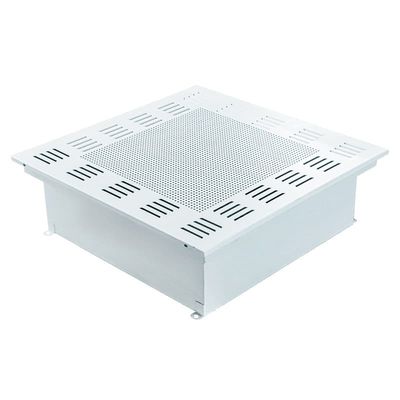 Sortie d'air HEPA certifiée ISO 14644 avec débit d'air de 1000 CMH et finition peinte en plaque froide pour salles blanches