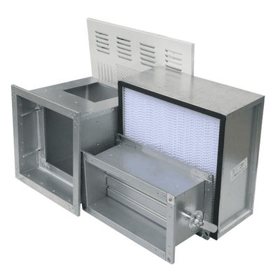 2000 CFM Vent de plafond industriel. Peinture cuite sur plaque froide. 1270×660×260