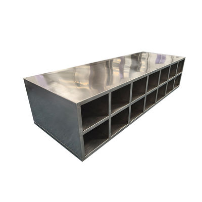 Un banc à chaussures double face en acier inoxydable 304