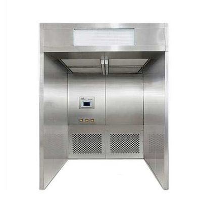 Cabine de pesage conforme aux BPF avec filtration HEPA et construction en acier inoxydable SUS304 pour la rétention des poussières