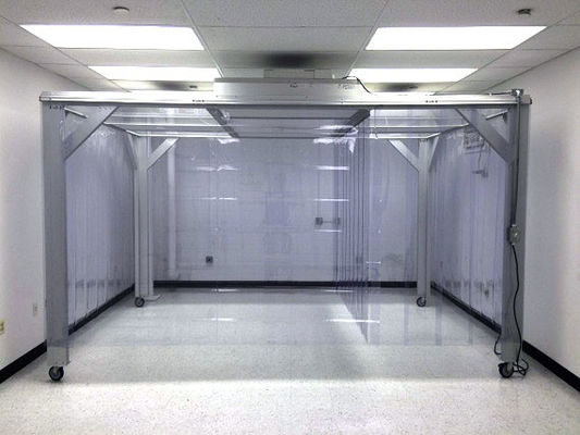 Réservoir de salle blanche personnalisé avec cadre en acier inoxydable 304, conformité ISO classe 5 et filtration HEPA 34 × FFU