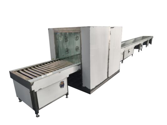 Sas à air pour convoyeur à rouleaux motorisé | Système de transfert pour salle blanche