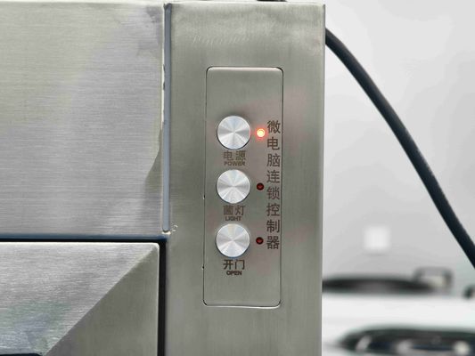 Boîte de passage de verrouillage électronique à double chambre en acier inoxydable avec stérilisation UV pour le contrôle de la contamination des salles blanches