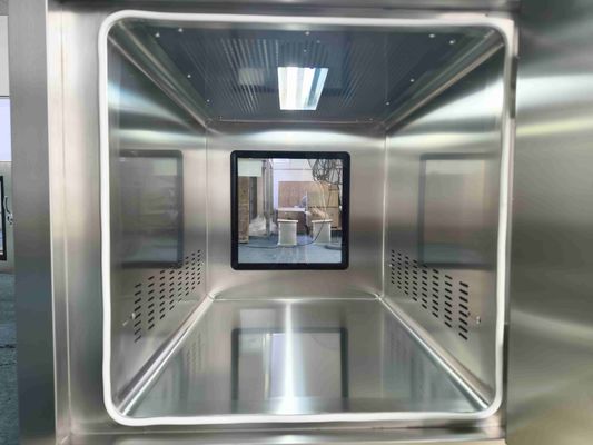Boîte de débit laminaire à porte automatique avec pureté de l'air de classe ISO 5 filtrée HEPA et portes coulissantes motorisées