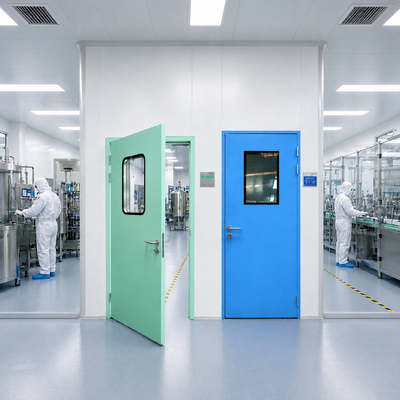 Porte en acier hygiénique de salle blanche avec tailles personnalisées et joint étanche pour les applications industrielles
