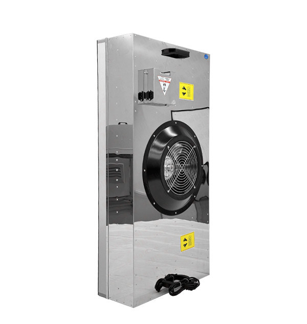 Unité de filtre de ventilateur en acier inoxydable/alliage de zinc FFU avec filtre HEPA et modèles de flux d'air personnalisables