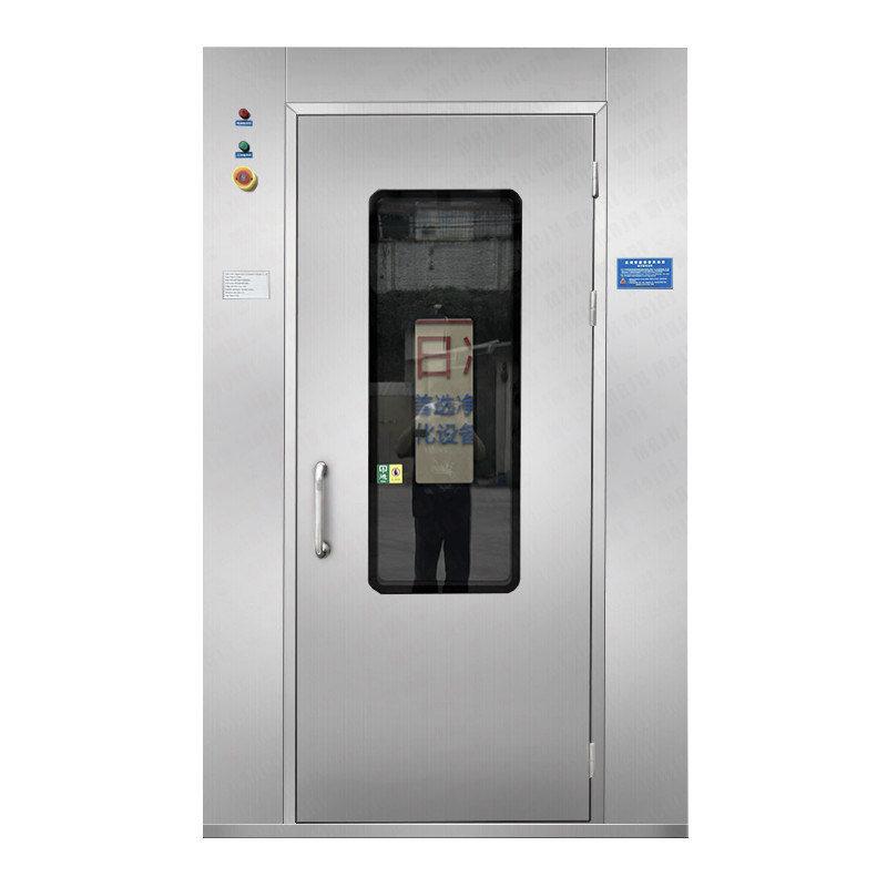Salle de douche à air 220 V 50 Hz avec construction en acier enduit de poudre/SUS304 et vitesse du vent de 13 à 25 m/s pour salles blanches