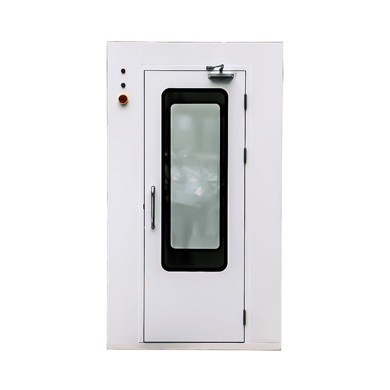 Salle de douche à air en acier enduite de poudre personnalisable/SUS304 avec douche à air réglable pour salle blanche 0-99s