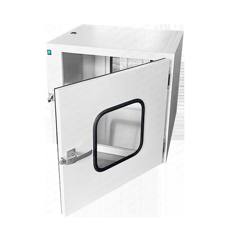 Boîte de passage de salle blanche de laboratoire avec traitement d'arc interne et connexion transparente pour douche d'air dynamique statique