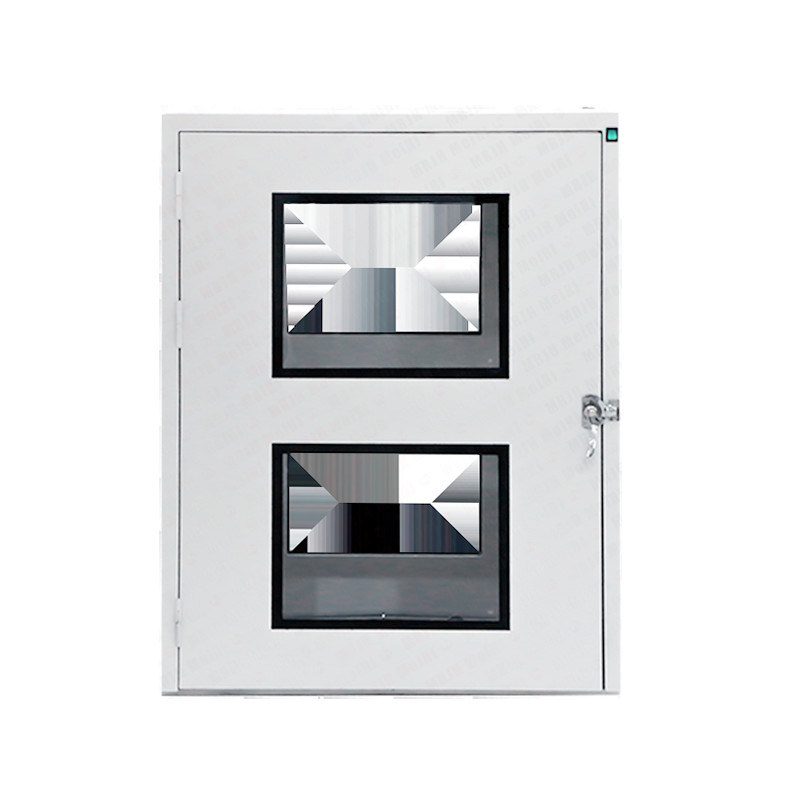 Boîte de passe de salle blanche à verrouillage électronique dynamique GMP personnalisée pour fenêtre de transfert de laboratoire