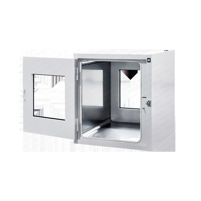Boîte d'accès à la salle blanche de 1160 mm avec porte convexe et construction en acier/201 SS