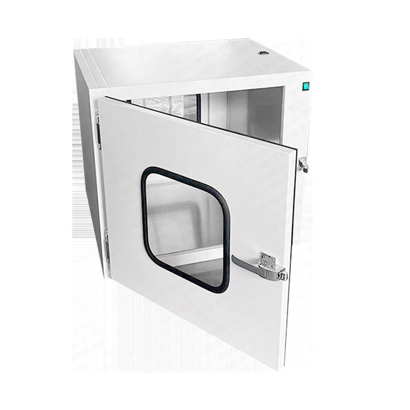 Boîte de passe de salle blanche personnalisable avec verrouillage électronique et mécanique pour une fenêtre de transfert sécurisée