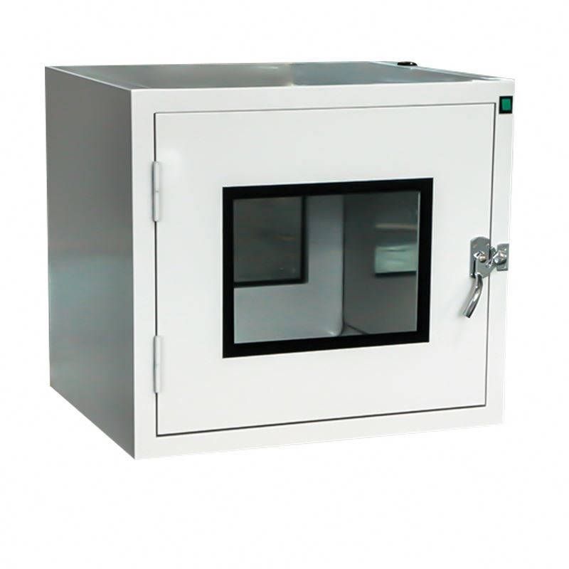 Boîte de passage UV personnalisée avec construction en acier inoxydable 304 et verrouillage mécanique pour les salles blanches
