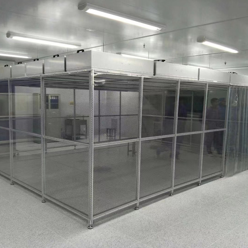 Salle blanche modulaire personnalisable avec filtration HEPA et conformité ISO 8 pour les applications industrielles