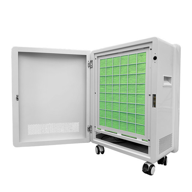 Purificateur d'air FFU portable antibactérien avec volume d'air de 1000 m3/h pour usage industriel
