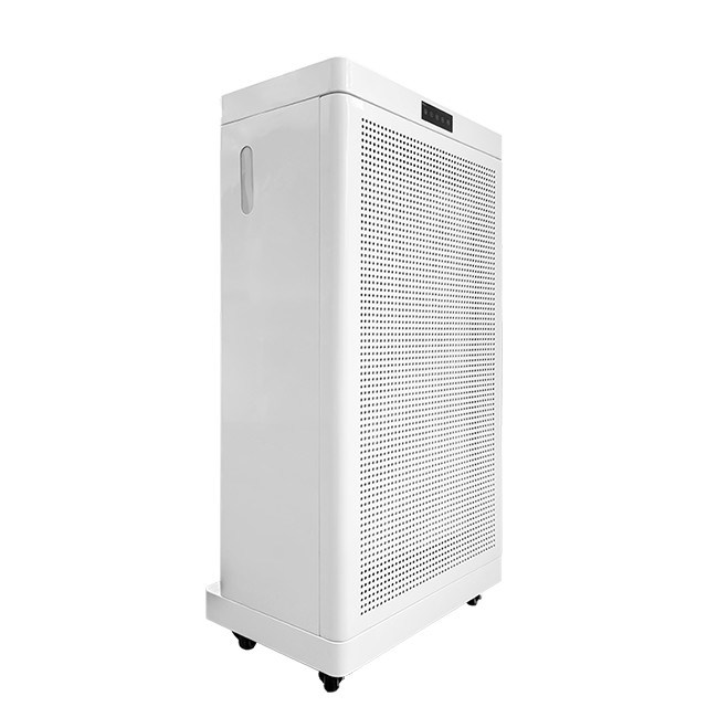 Puissant purificateur d'air HEPA de volume d'air de 1000 m3/h avec niveau de bruit de 28 à 58 dB et options personnalisables