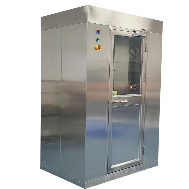 Salle de douche à brouillard en acier inoxydable 304, avec support de 350 kg et nettoyage réglable de 0 à 99 s pour équipement de salle blanche