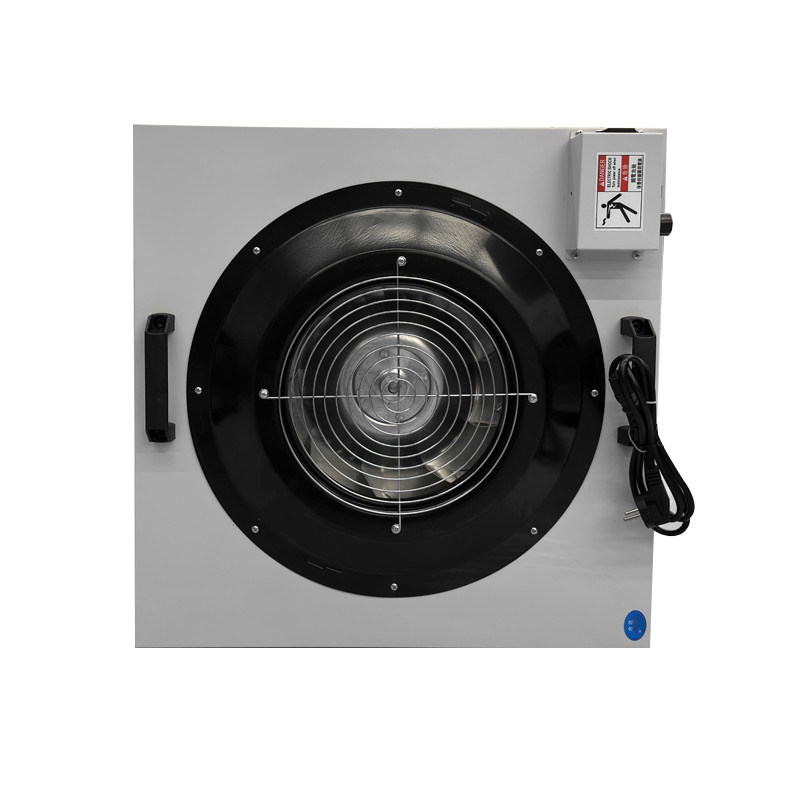 Unité de filtration de ventilateur en plaque de zinc aluminisée avec vitesse de l'air HEPA 0,45-0,75 m/s et garantie de 2 ans pour les équipements de salle blanche