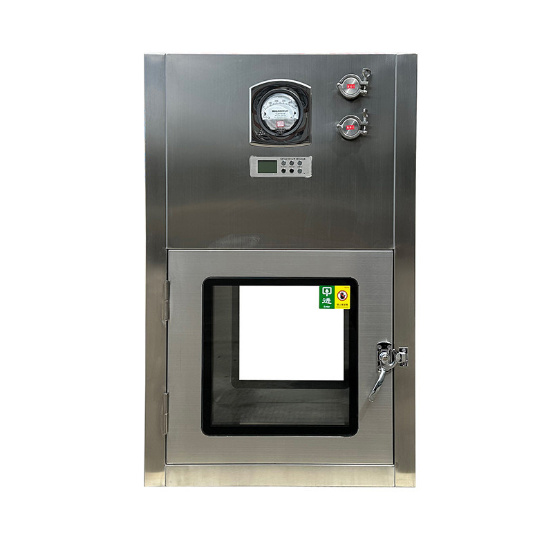 Boîte GMP Grade A avec construction en acier inoxydable 304 et zone propre de 600 mm pour le transfert de flacon stérile