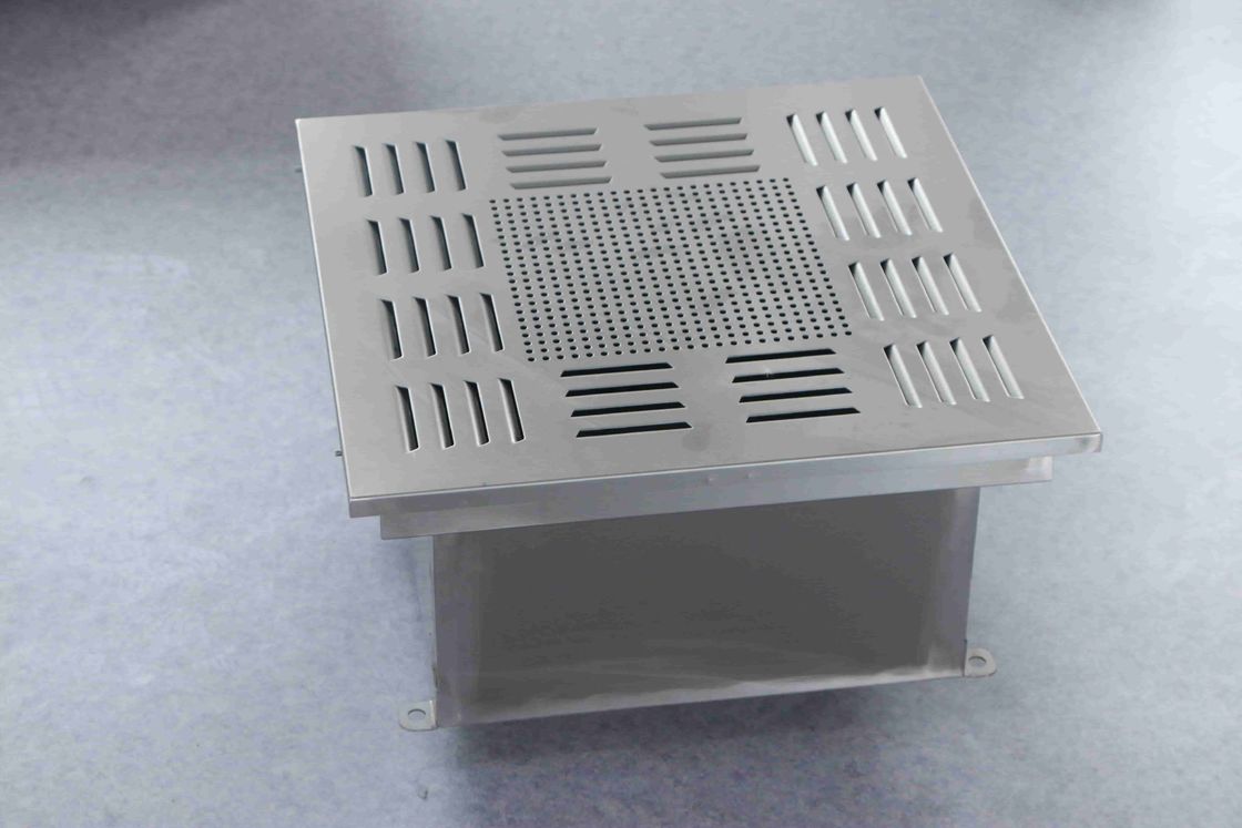 Sortie d'air HEPA à travers une tranchée liquide 450×450×480 - Ventilation de salle blanche scellée pour les laboratoires pharmaceutiques