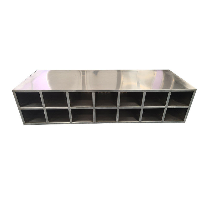 Un banc à chaussures double face en acier inoxydable 304