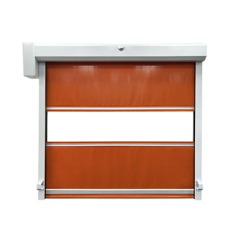Porte roulante haute vitesse, résistante au vent, capteur radar et rideau en PVC de 0,8 mm, réglable de 0,6-2,5 m/s.