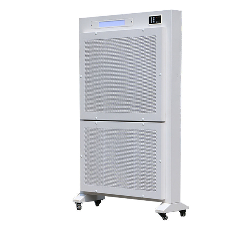 Stérilisateur d'air de qualité médicale avec désinfection HEPA+UV-C à 360° et puissance de sortie de 120 W pour les environnements conformes à la norme ISO 14644
