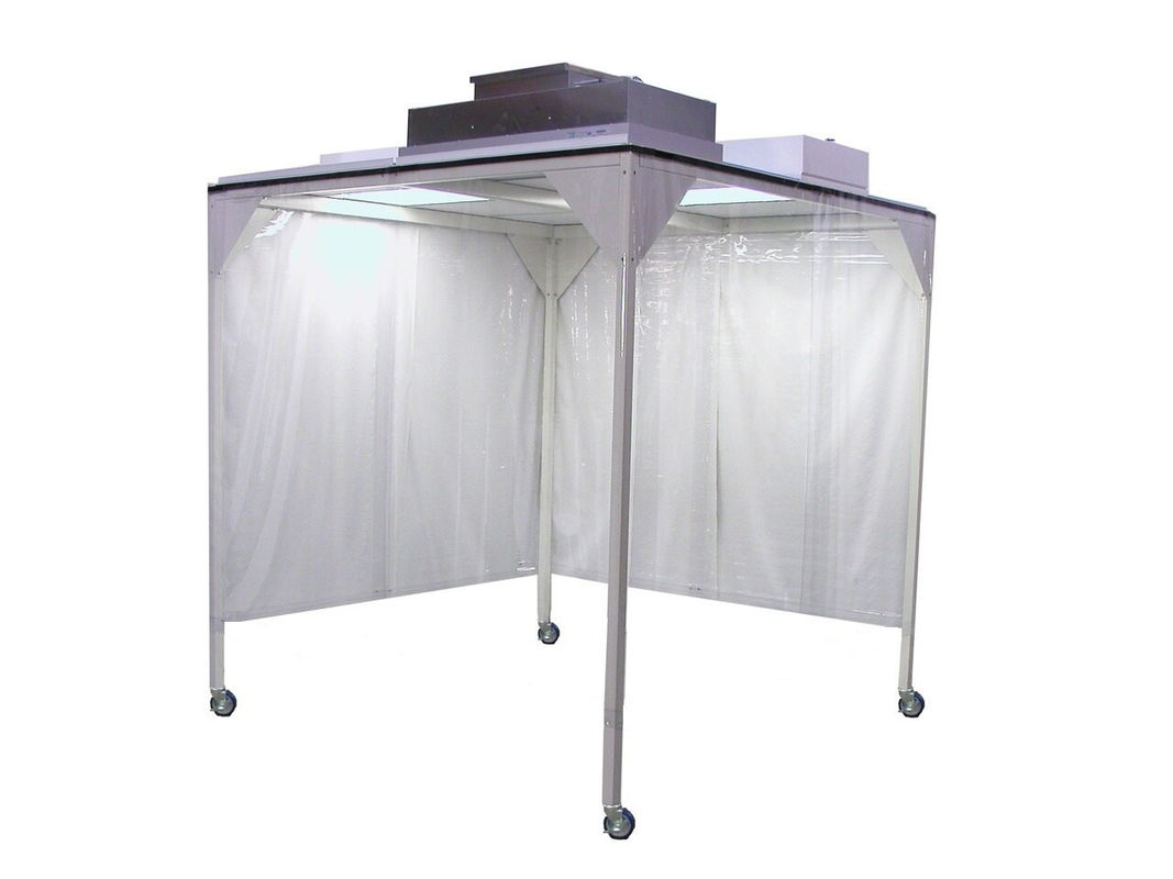 Classe 100 salle blanche: 99,995% de filtration HEPA. Installation rapide et peu coûteuse.